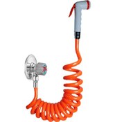 Resim Plasyay Spiral Şattaf Başlıklı Taharet Matik 3/8 Somunlu 3.5 Metr 