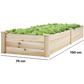 Resim Ahşap Sebze Tarhı 1 