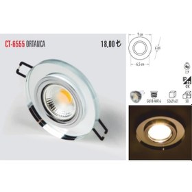 Resim Cata Ct-6555 Cam Spot Ortanca - Takım Halinde Beyaz Işık 