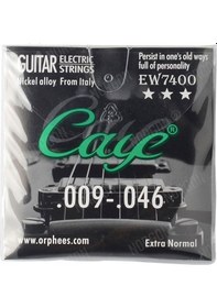 Resim Orphee EW7400 Elektro Gitar Teli 009-046 Nickel Alloy From Italy 
