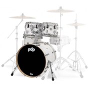Resim PDP Drums Concept Series 20" 4 Parça Akustik Davul Seti (Pearlescent White) 