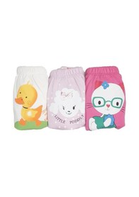 Resim Erkek Bebek Poopes Yıkanabilir 3 Lü Kombin Alıştırma Külodu 