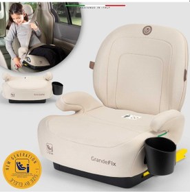 Resim Elele Grandefix I-size Yükseltici Oto Koltuğu İsofix 125-150 Cm 15-36 Kg Bej 