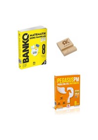 Resim Model Lgs 8. Sınıf Banko Matematik Ve Problemlerle Matematik Soru Bankası + Telefon Standı 