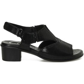Resim 105498.z5fx Siyah Kadın Comfort Sandalet 000000000101985259 Siyah 