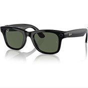 Resim Meta Ray-Ban Wayfarer Parlak Siyah G15 Yeşil Akıllı Gözlük 