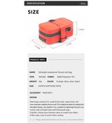 Resim Teltree Rhinowalk Rk5200 Hafif Tam Su Geçirmez Bisiklet Sırt Çantası 0.39l Tpu Materyal Mavi Mavi 