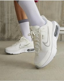 Resim Nike Air Max Intrlk Womens White Sneaker Kadın Günlük Spor Ayakkabı Beyaz 