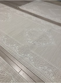 Resim Dinarsu Halı Nepal Delüks Akrilik Yatak Odası Seti+krem Renk 