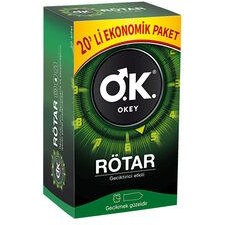 Resim Okey Rötar 20 Adet Prezervatif 