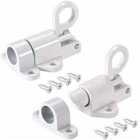 Resim 2 Adet Kendinden Kilitli Kapı Sürgüsü, Yaylı Kilit, Otomatik Kapı Sürgüsü, Yaylı Kapı Sürgüsü, Vidalı Yaylı Kapı Sürgüsü, Pencereler Ve Ahşap Kapılar İçin Uygundur 