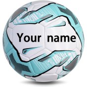 Resim Kişiselleştirilmiş Pro Boyut 5 Futbol Topu - Erkek ve Kadın için, yüksek elastiklikli, dayanıklı ve kaymaz, antrenman ve yarışma için uygun - İsim ve logolu ev dekorasyonu, doğum günü, yıl dönümü, Cadılar Bayramı, düğün, Sevgililer Günü hediyeleri, Noel için en iyisi, Şükran Günü için mükemmel 