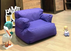 Resim ARMUTLAND MİNİ RELAX ARMUT PUF KOLTUK MOR ( 1-8 YAŞ ) 