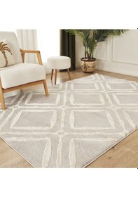 Resim Kaşmir Halı 7/24 Plushy Doha Gri 200x290 Cm Gri 