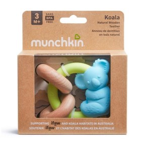 Resim Munchkin Koala Doğal Ahşap Diş Kaşıyıcı 3 Ay+ 