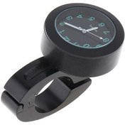 Resim Motosiklet Bisiklet Modifiye Gidon Saat Saati Siyah 