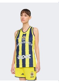Resim Basket Kadın Çubuklu Forma 25/26 Sarı-lacıvert 