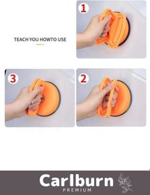 Resim Özel Üretim Çok Amaçlı Pratik Araba Otomobil Araç Kaporta Vakum Araç Göçük Vantuz Mini Boy 