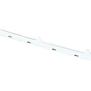 Resim Gürçam 3 Hadveli Beyaz Sandviç Panel Kapama Profili (Plastik) 