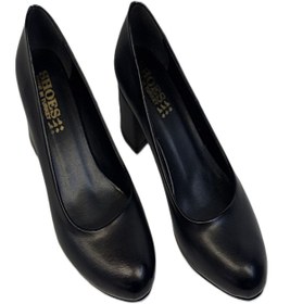 Resim KAFKASLAR AYAKKABI Yuvarlak burunlu 5 cm topuklu klasik kadın ayakkabı 