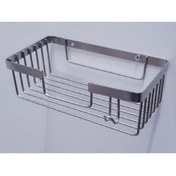 Resim Banyo Monza Paslanmaz Kare19x10 Tekli Şampuanlık Süngerlik Mat Krom 
