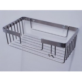 Resim Banyo Monza Paslanmaz Kare19x10 Tekli Şampuanlık Süngerlik Mat Krom 
