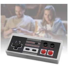Resim Nintendo Nes Denetleyicisi İçin Classic Edition Mini Joystick Usb Alıcısı İçin Kablosuz Gamepad El Oyun Konsolu 