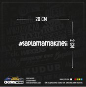 Resim OkyayWorks Saplama Makinesi Sticker - Kırmızı 