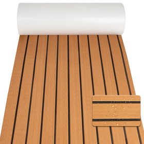 Resim Işık Kahverengi EVA Zemin Kaplaları, Güverte Matları ve Halılar İçerir, Kaymaz Kendinden Yapışkan Malzemeler ile 