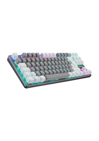 Resim Rampage Snug K14 Rainbow TKL 87 Tuşlu Super Kompakt Mekanik Oyuncu Klavye 