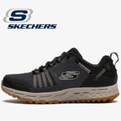 Resim Skechers Escape Plan 51591 Outdoor Erkek Spor Ayakkabı Siyah-gri 
