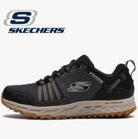 Resim Skechers Escape Plan 51591 Outdoor Erkek Spor Ayakkabı SİYAH-GRİ 