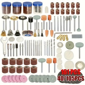 Resim 105 Adet Elmas Kaplamalı Parlatma Başlığı İçeren Takım - Ahşap İşleme, Yeşim Oyma ve Metal Kesme için Yüksek Hassasiyetli Taşlama Tekerleği - Güçlü Yapıya Sahip Elektrikli Taşlama Tekerleği Aksesuarları ve Çeşitli Uygulamalar 