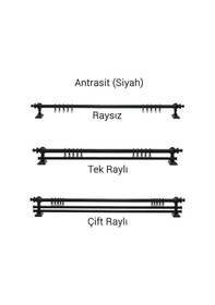Resim Perdejim Ahşap Rustik Perde Askısı - Rustik Borusu - Raylı Ve Raysız 