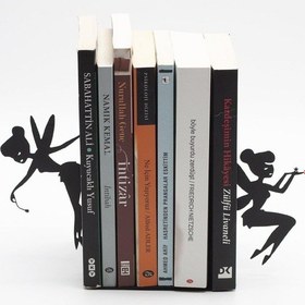 Resim Kitap Tutucu Perili Metal Kitap Tutucu Dekoratif Metal Kitap Tutucu 2 Li Kitap Tutucu Siyah 