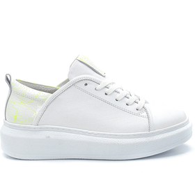 Resim Kadın Deri Sneaker 