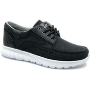 Resim Kids Club Shoes Dakırs 020 Sneakers Keten Erkek Spor Ayakkabı SİYAH-BEYAZ 