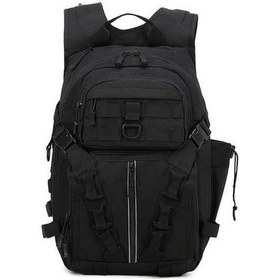 Resim Pazly Yeni Tasarım Siyah Outdoor Spor Sırt Çantası - Erkekler İçin Dağcılık Bisiklet, Nefes Alabilir, Büyük Kapasiteli Öğ Siyah 