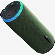Resim Linktech R124 Premium IPX4 Sertifikalı Işıklı Yeşil Bluetooth Hoparlör 