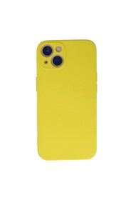 Resim artlab Art İphone 13 Mini Kılıf Nano İçi Kadife Silikon - Sarı Lab 