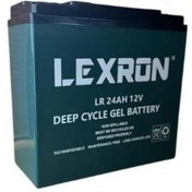 Resim Lexron 12 Volt 24AH Amper Solar Sistem ve Elektrikli Araç Jel Akü Lexron