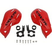 Resim Tongdashop Kırmızı 50-500cc Atv Motosiklet Koruma Kollukları, Abs Plastik, Havalandırmalı, Off-road 