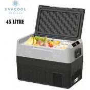 Resim Evacool Germany 45 Li̇tre Oto Buzdolabi Kompresörlü 12v / 24v Eva45a 