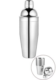 Resim FeyzaDesign Şeffaf Çelik Shaker 750 ml, İstikrar ve Şıklık İçin Mükemmel Seçim 
