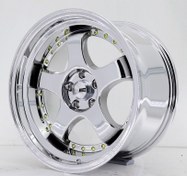 Resim R1 Wheels 17 inç 5*100 ET35 Krom Jant Takımı (J-1304) 