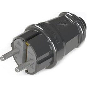 Resim Nead Topraklı Düz Fiş Siyah 