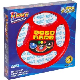 Resim MCM Group BT-267 Pilli Türkçe Oyuncak Direksiyon 1 Adet Fiyatıdır 