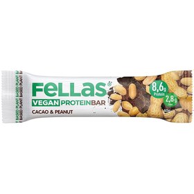 Resim Fellas vegan protein bar - yer fıstığı ve kakaolu 