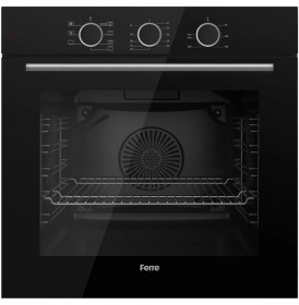 Resim Ferre Fryart&flowart Quantum Sessiz Davlumbaz Elektrikli Siyah Ank. Set (D063-SA + MS261 + QXE62CS) 