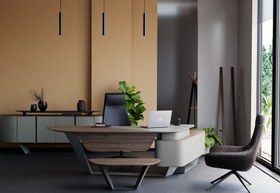 Resim MONZA OFİS SEHPA, BİLBAO DERİ 